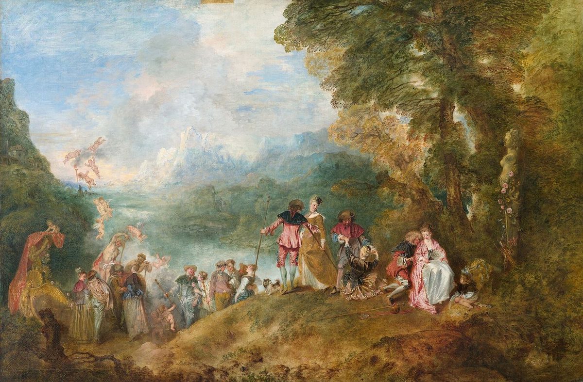 Le Pèlerinage à l'île de Cythère (1717)