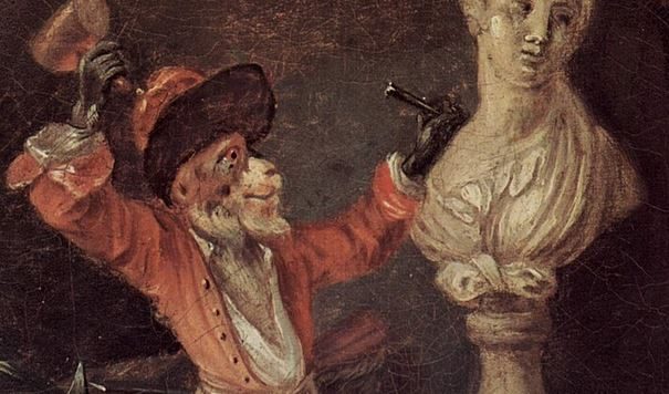 Le Singe sculpteur (v. 1710)